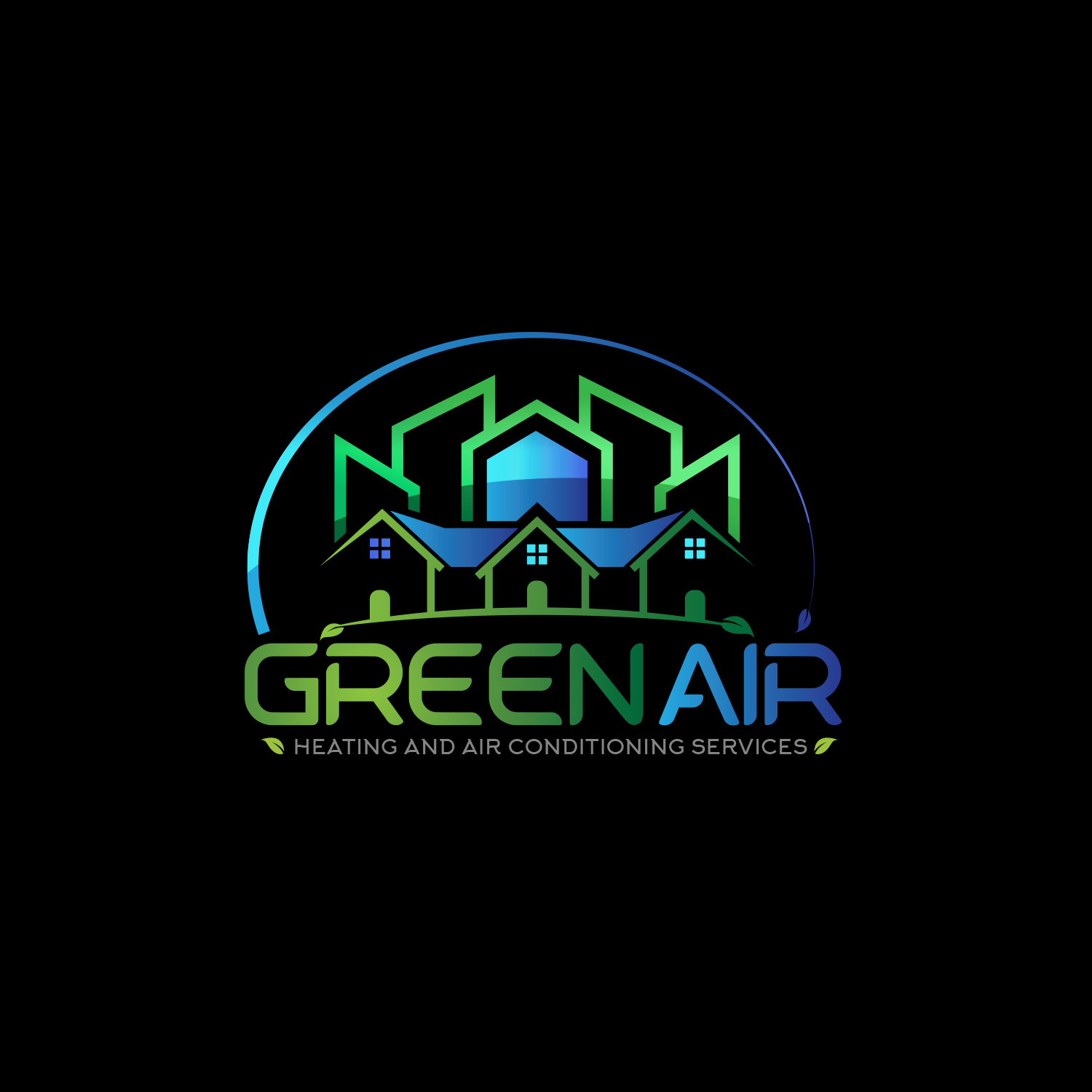 Logo-Design von youngartist545 für Green Air, Heating and Air Conditioning  | Design #19222962