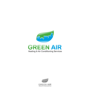 Logo Design by Basksh Designs for Green Air, Heating and Air Conditioning  | Design: #19217714