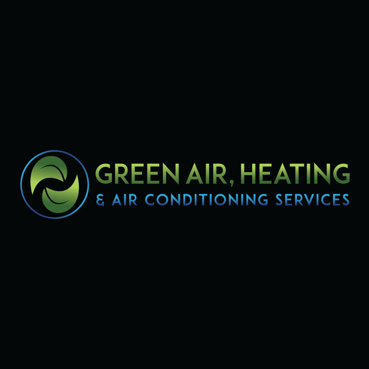 Logo-Design von **INCREDIBLEDESIGNERS** für Green Air, Heating and Air Conditioning  | Design #19285356