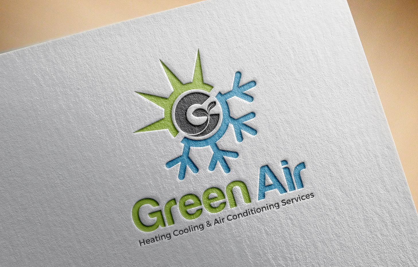 Logo Design by amstudio7865 for Green Air, Heating and Air Conditioning  | Design #19227826