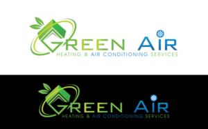 Logo Design by GODDREAMCREATION for Green Air, Heating and Air Conditioning  | Design: #19267277