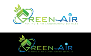 Logo Design by GODDREAMCREATION for Green Air, Heating and Air Conditioning  | Design: #19273987