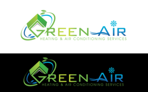 Logo Design by GODDREAMCREATION for Green Air, Heating and Air Conditioning  | Design: #19277015