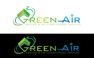 Logo Design by GODDREAMCREATION for Green Air, Heating and Air Conditioning  | Design: #19277305