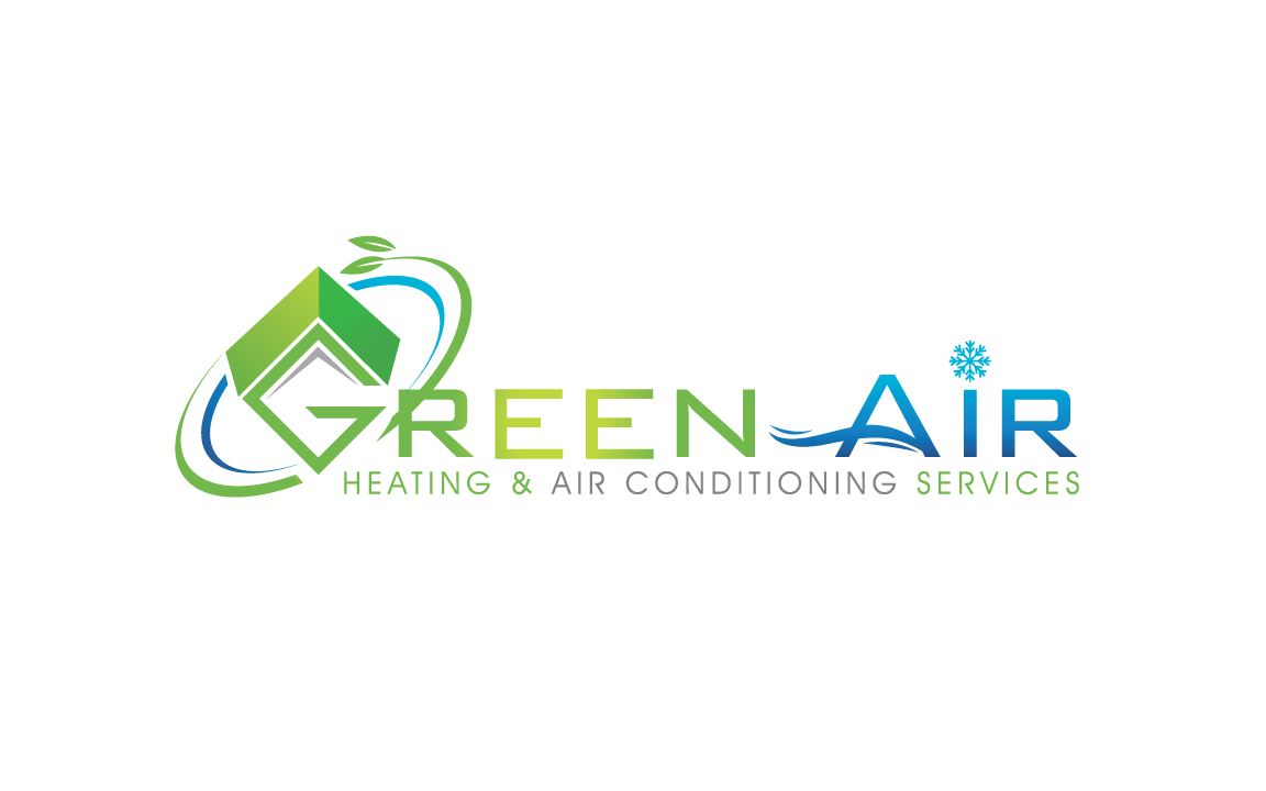 Logo Design by GODDREAMCREATION for Green Air, Heating and Air Conditioning  | Design #19380316