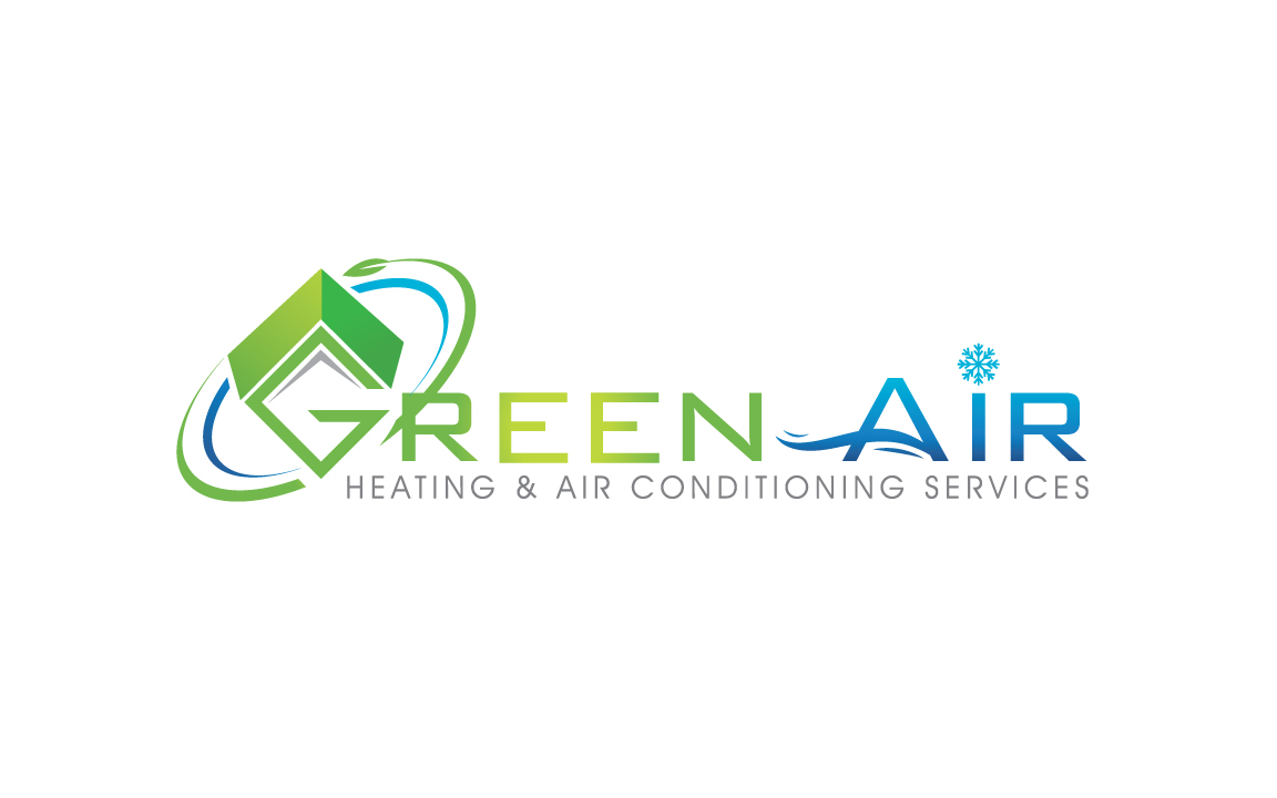 Logo Design by GODDREAMCREATION for Green Air, Heating and Air Conditioning  | Design #19381751