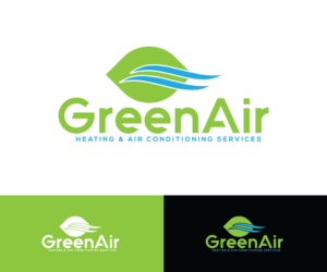 Logo Design by designmind78 for Green Air, Heating and Air Conditioning  | Design: #19216956
