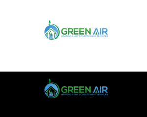 Logo Design by Habibur 3 for Green Air, Heating and Air Conditioning  | Design: #19314790