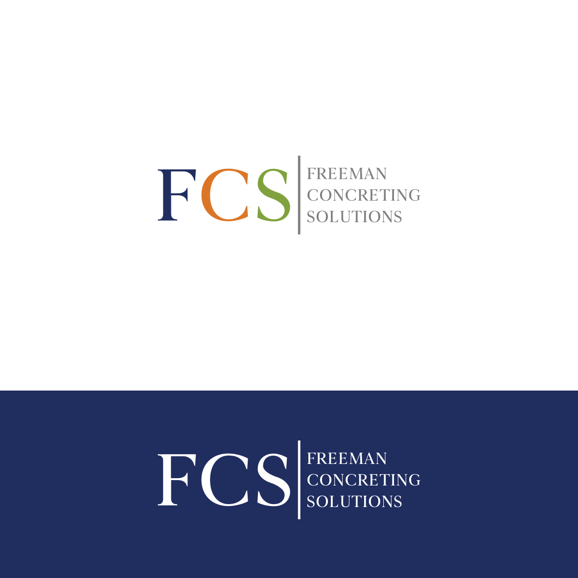 Logo Design by vanroz for Freeman concreting solutions | Design #19264908