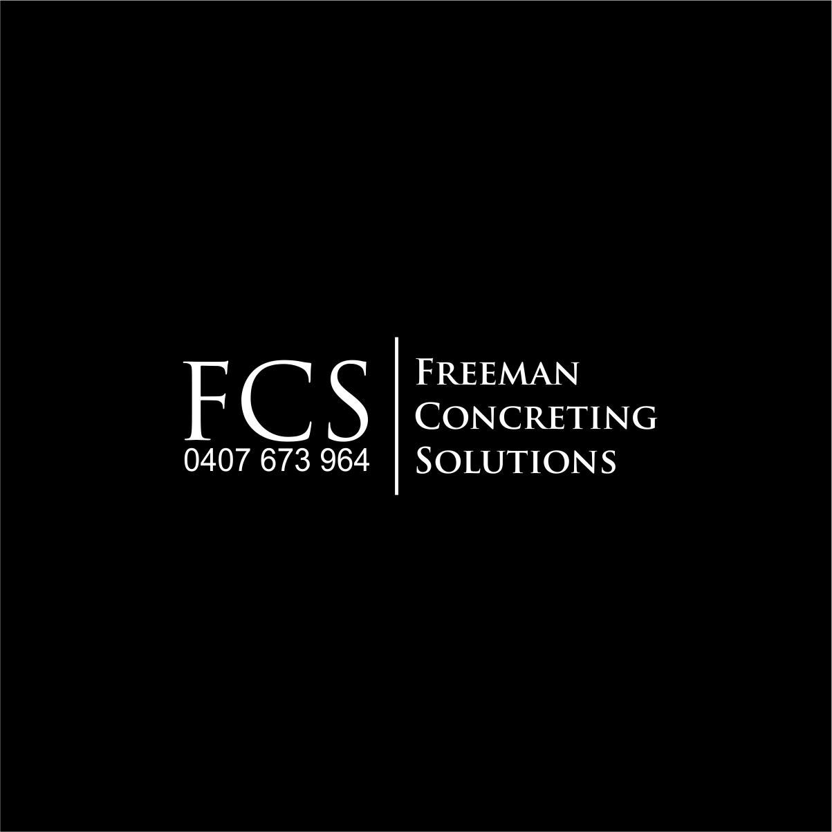 Logo Design by kenthuz for Freeman concreting solutions | Design #19222183