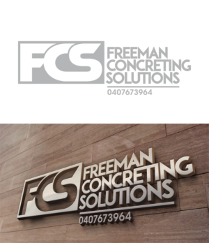 Logo Design by trufya for Freeman concreting solutions | Design: #19279516