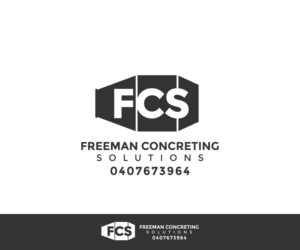 Logo Design by 4nt0n for Freeman concreting solutions | Design #19219381