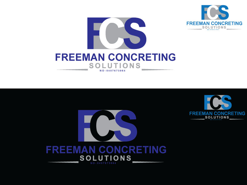 Logo Design by snawaz10051991 for Freeman concreting solutions | Design #19232243
