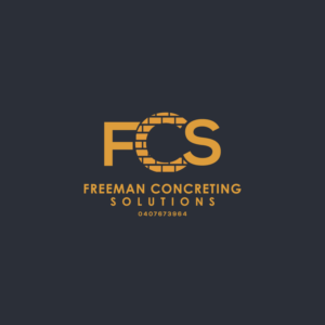 Logo Design by **INCREDIBLEDESIGNERS** for Freeman concreting solutions | Design #19226271