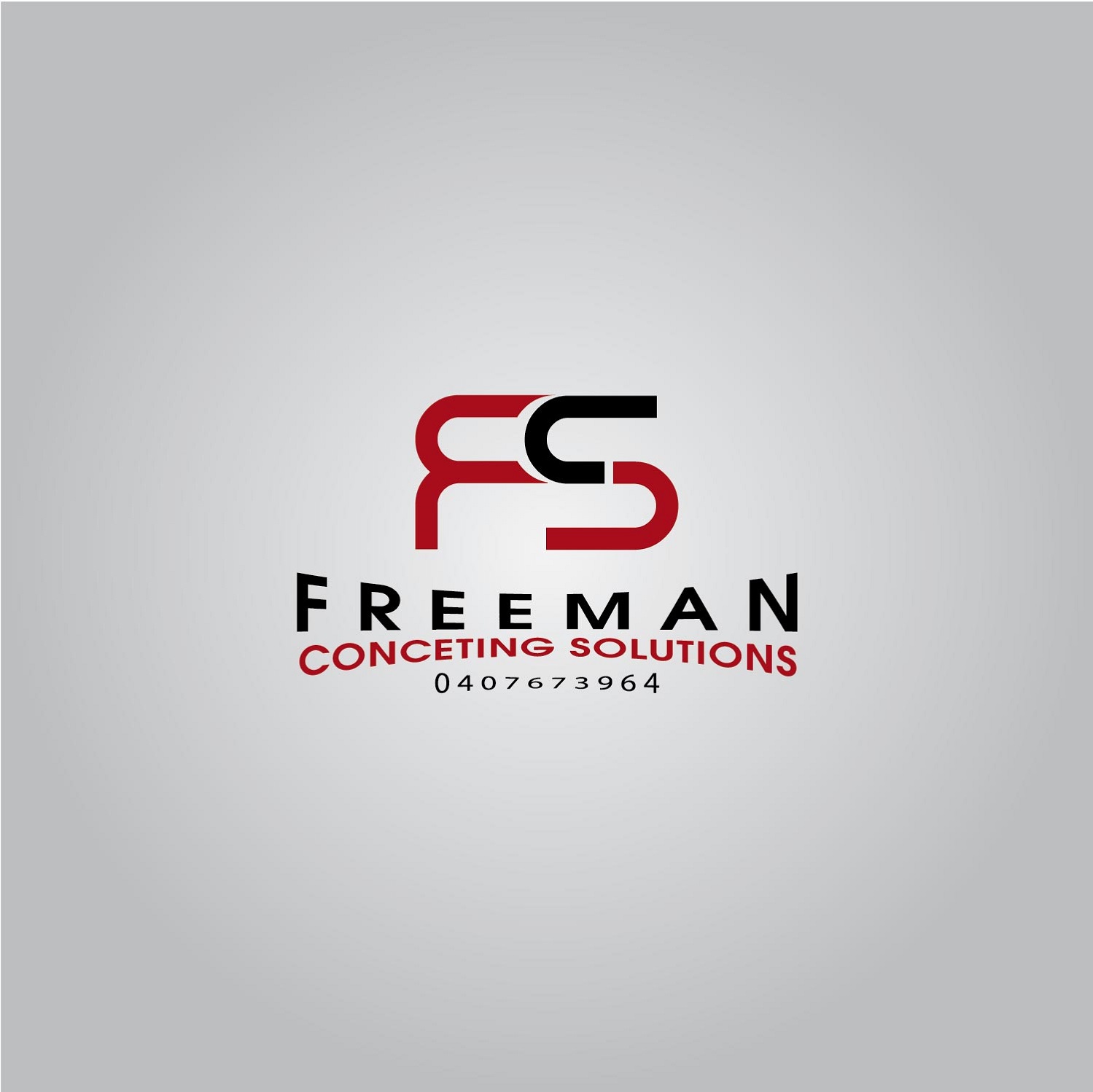 Logo Design by Maxo-Biz for Freeman concreting solutions | Design #19256346