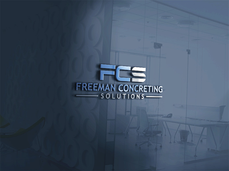 Logo Design by Synthi for Freeman concreting solutions | Design #19239503