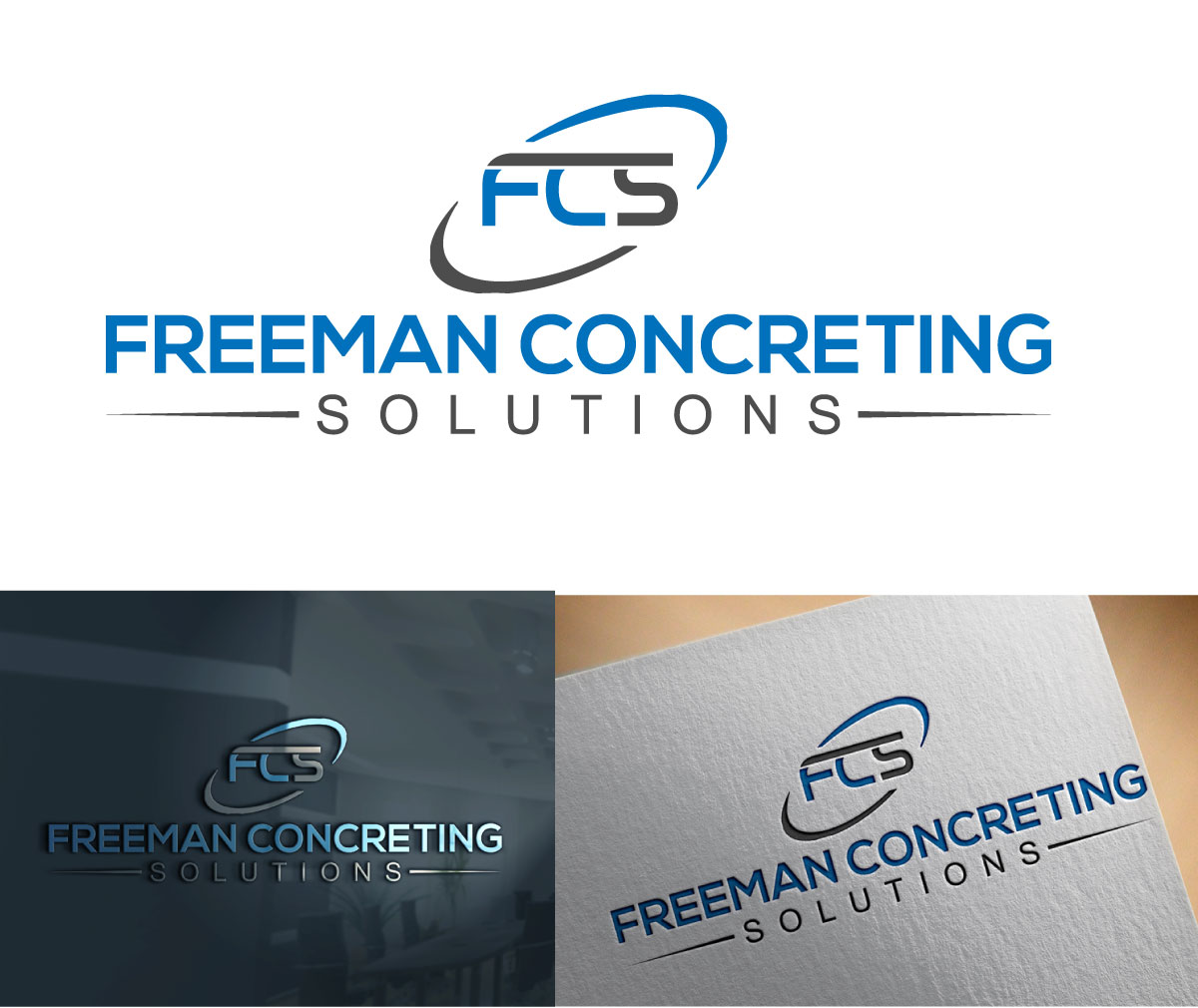 Logo Design by sayma00 for Freeman concreting solutions | Design #19225582