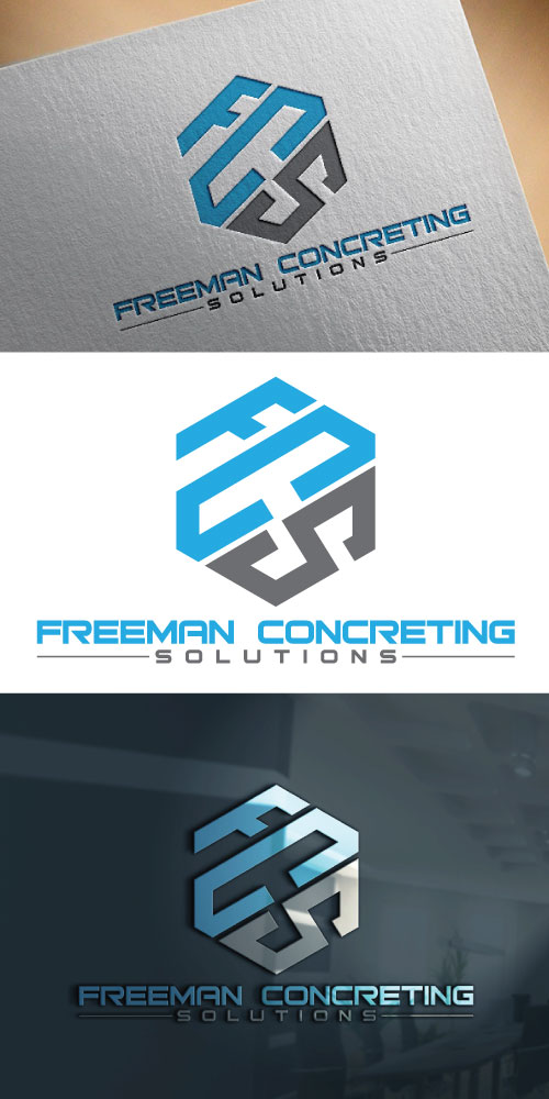 Logo Design by tea tea for Freeman concreting solutions | Design #19224169