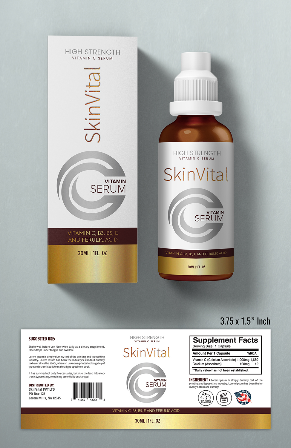 Packaging Design by SAI DESIGNS for SkinMed Ltd | Design: #19529983