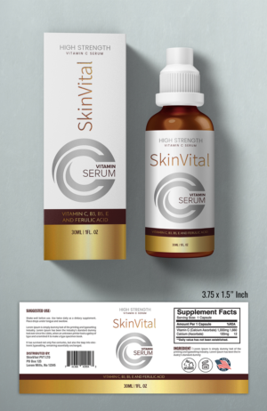 New SkinVital logo and packaging | Packaging Design by SAI DESIGNS