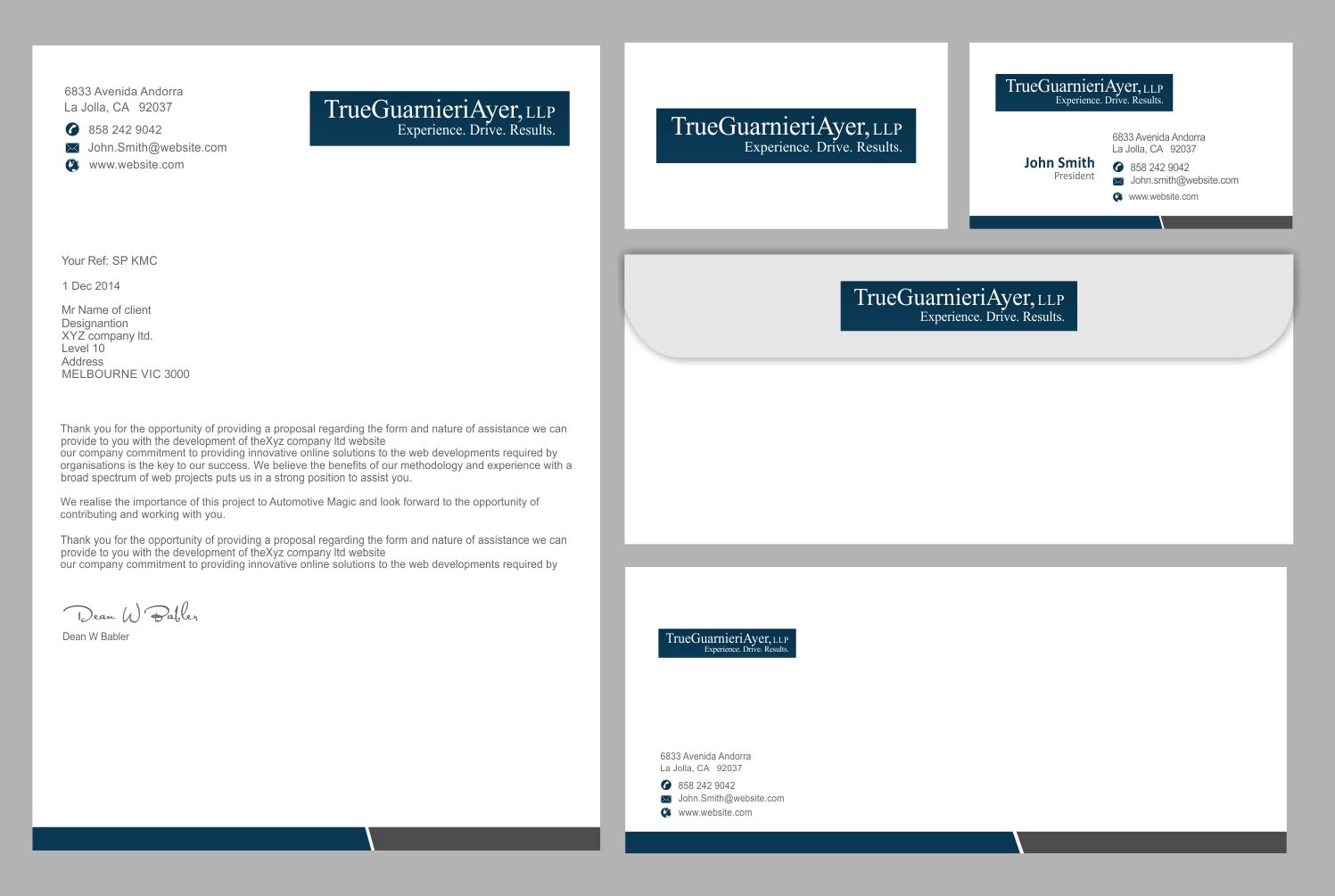 Logo Design by Sarah Graphic for True Guarnieri Ayer, LLP | Design #19212418