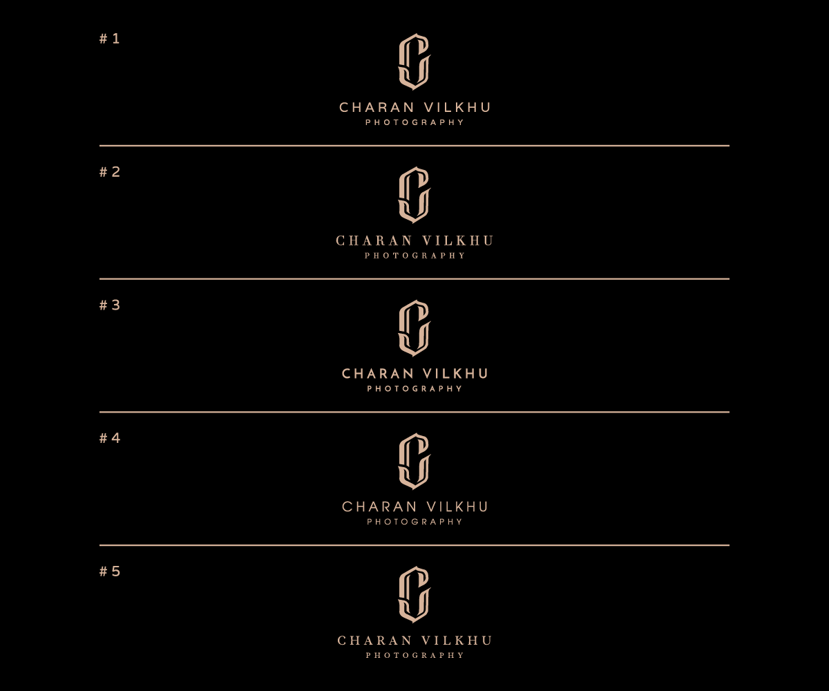 Diseño de Logo por Vetroff para Charan Vilkhu Photography | Diseño #19627845