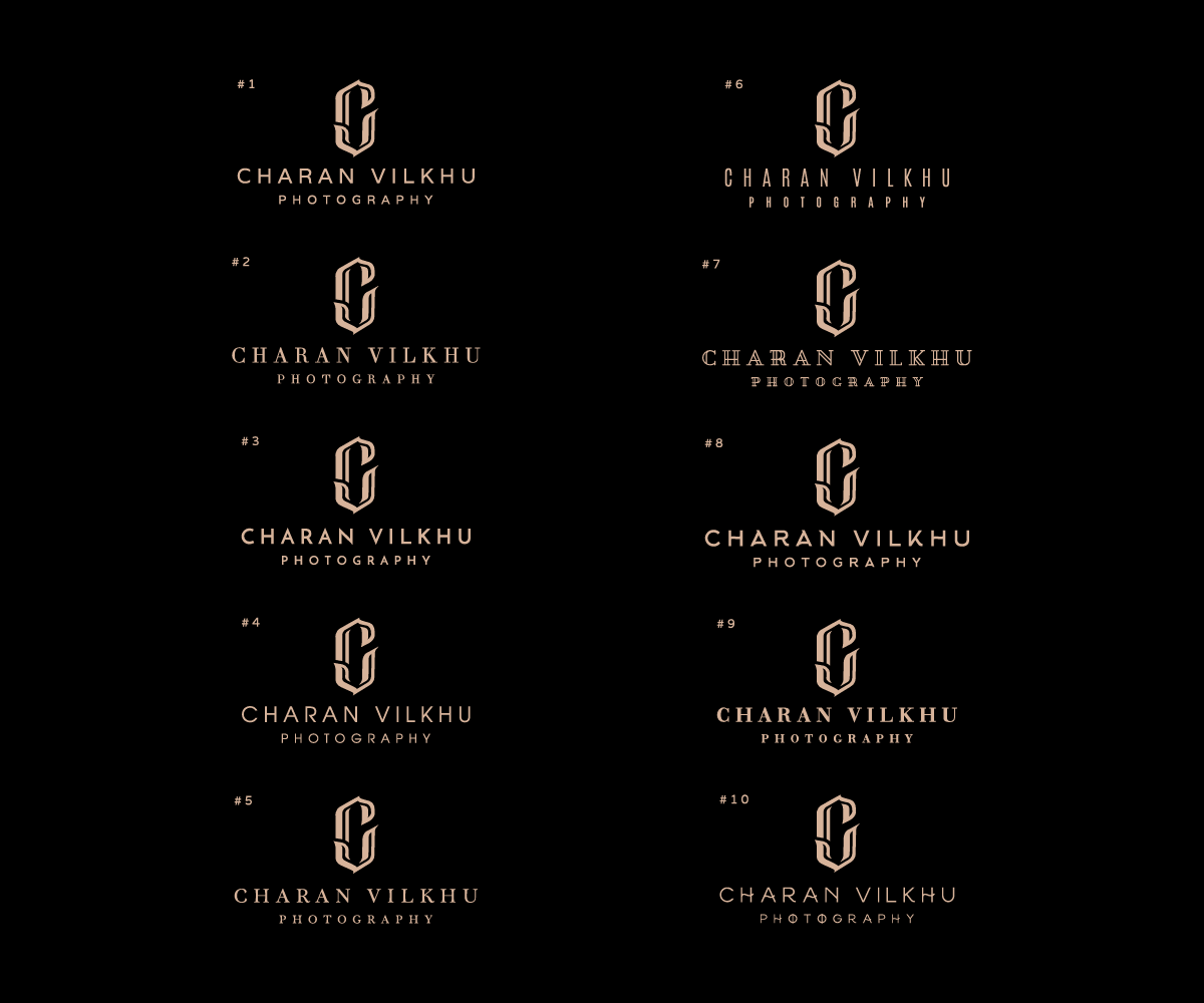 Diseño de Logo por Vetroff para Charan Vilkhu Photography | Diseño #19629132