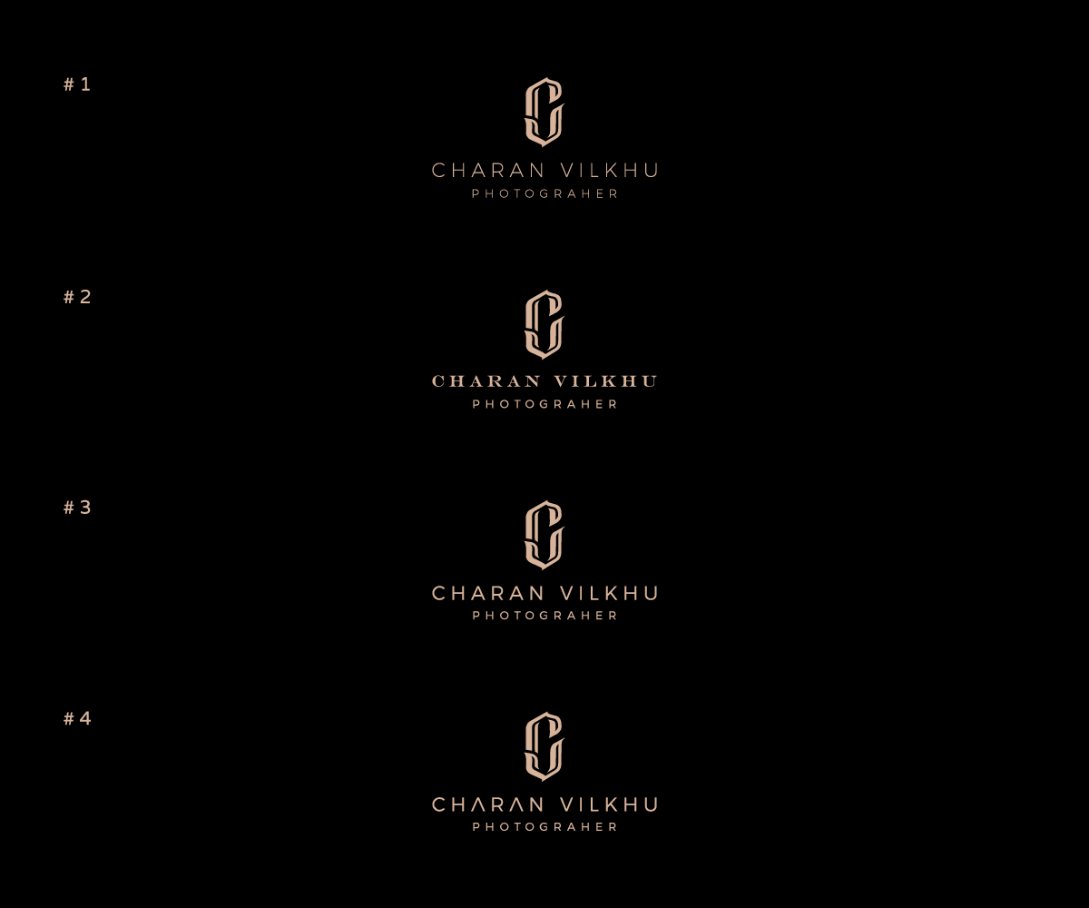 Diseño de Logo por Vetroff para Charan Vilkhu Photography | Diseño #20884525