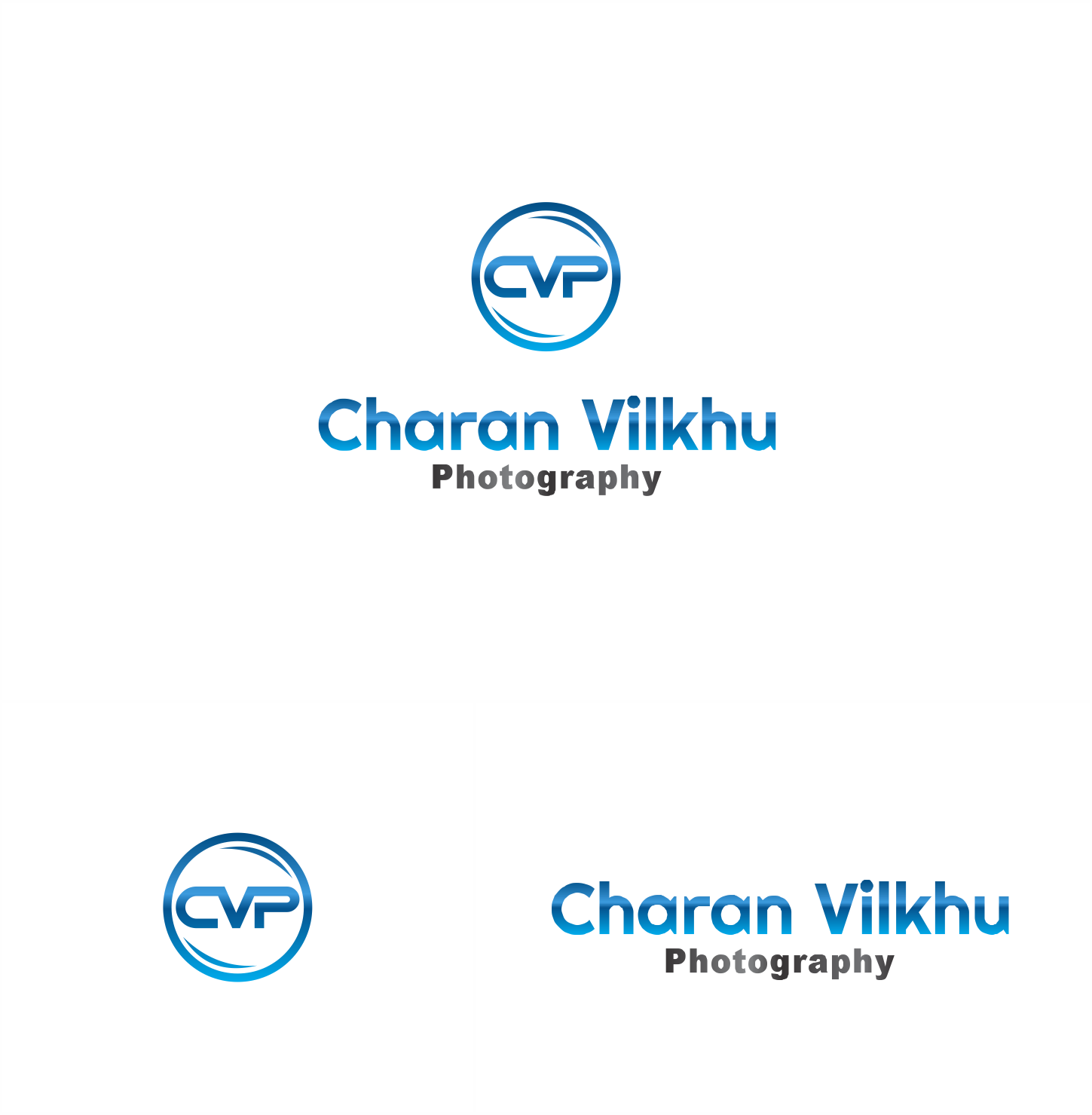 Logo Design by berrinovian for Charan Vilkhu Photography | Design #19211604