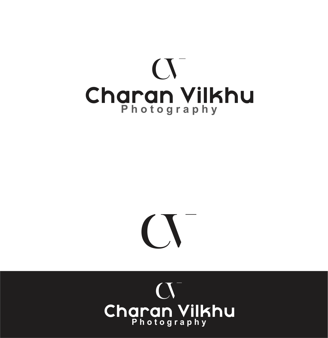 Logo Design by berrinovian for Charan Vilkhu Photography | Design #19218531