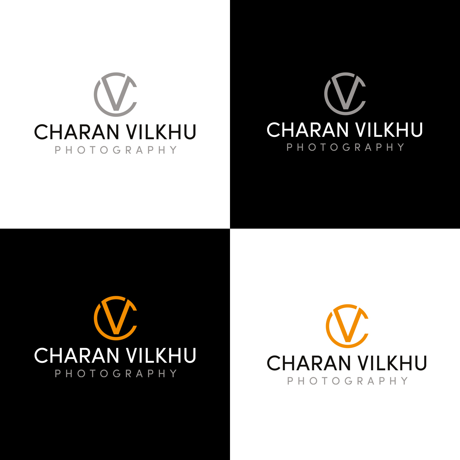 Logo Design by pulogo for Charan Vilkhu Photography | Design #19271498