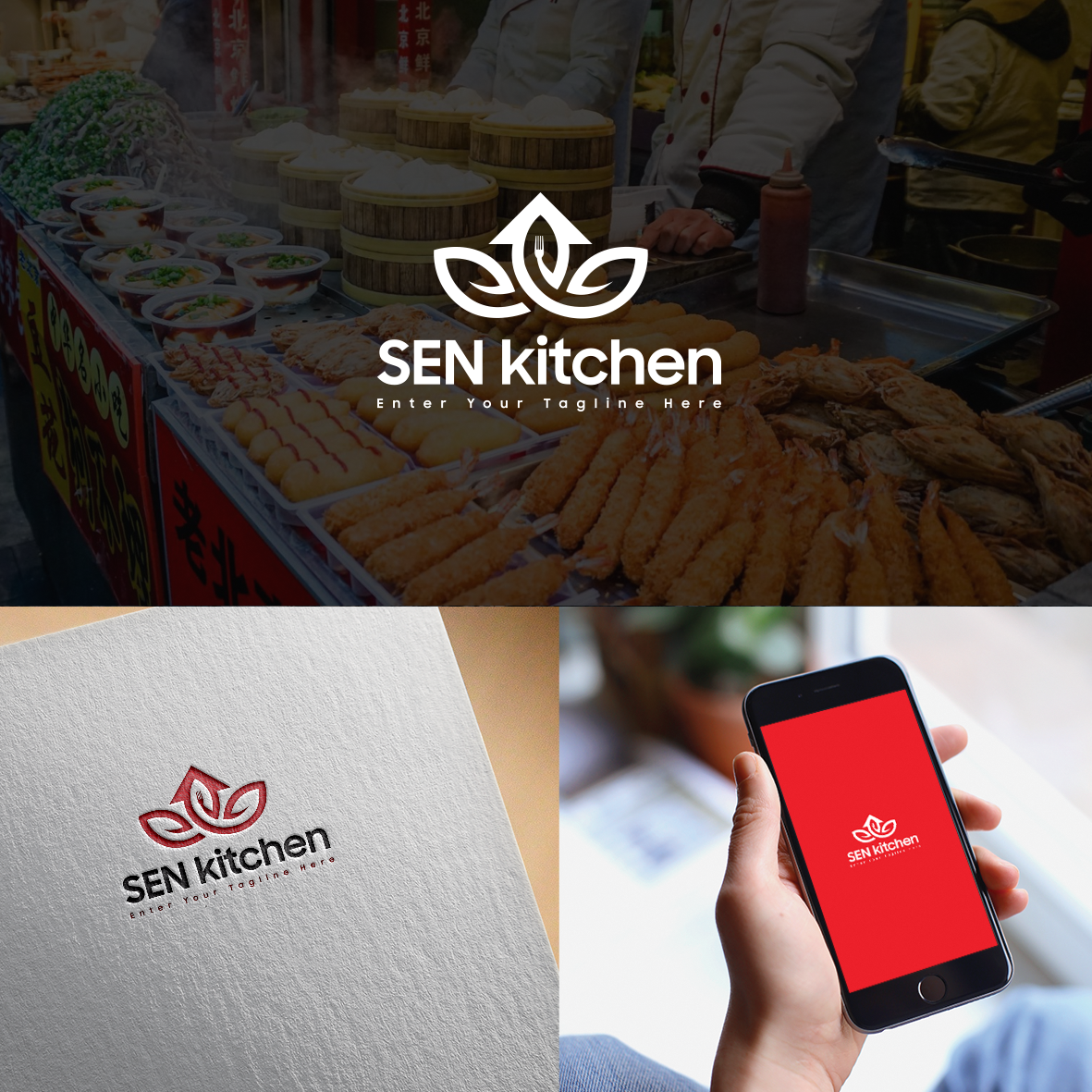 Logo-Design von chynthiadewi91 für SEN Kitchen | Design #19338402