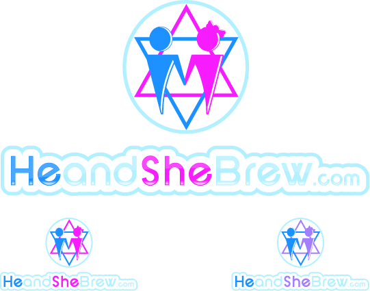 Logo Design by Steven Hall for Heandshebrew.com | Design #53245