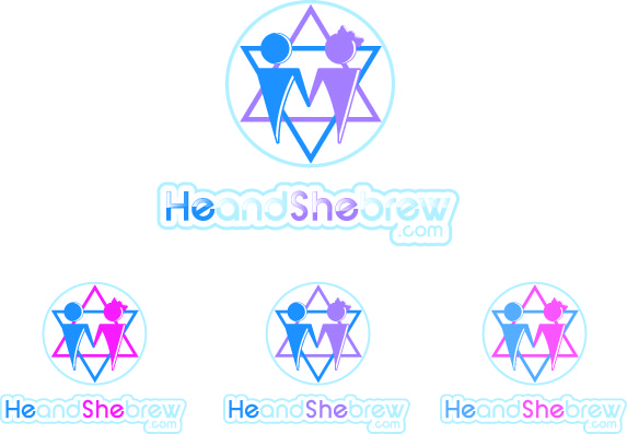 Logo Design by Steven Hall for Heandshebrew.com | Design #53412
