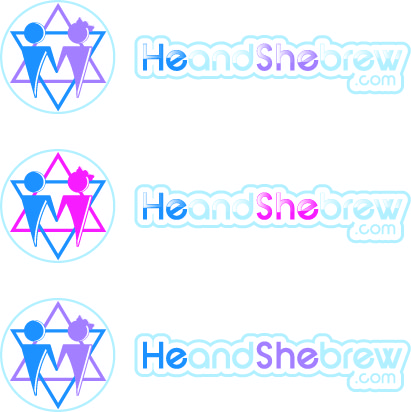 Logo Design by Steven Hall for Heandshebrew.com | Design #53413