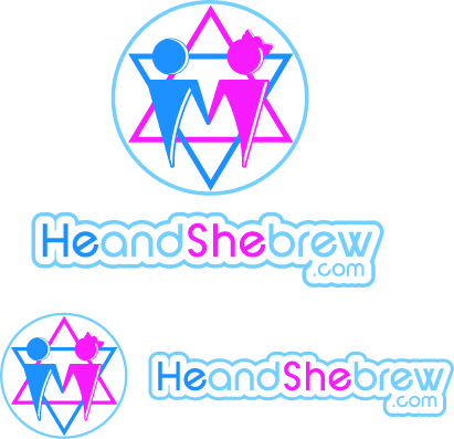 Logo Design by Steven Hall for Heandshebrew.com | Design #53635
