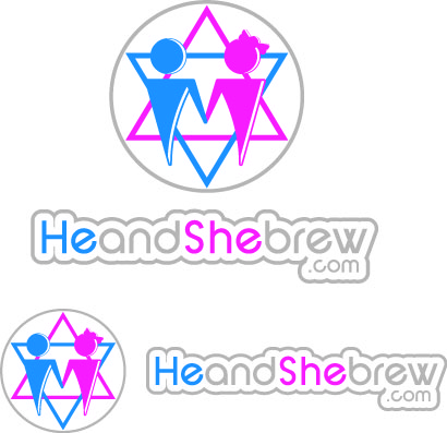 Logo Design by Steven Hall for Heandshebrew.com | Design #53877