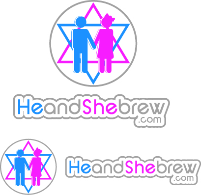 Logo Design by Steven Hall for Heandshebrew.com | Design #55613
