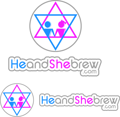 Logo Design by Steven Hall for Heandshebrew.com | Design #57247