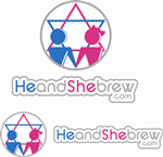 Logo Design by Steven Hall for Heandshebrew.com | Design #57261