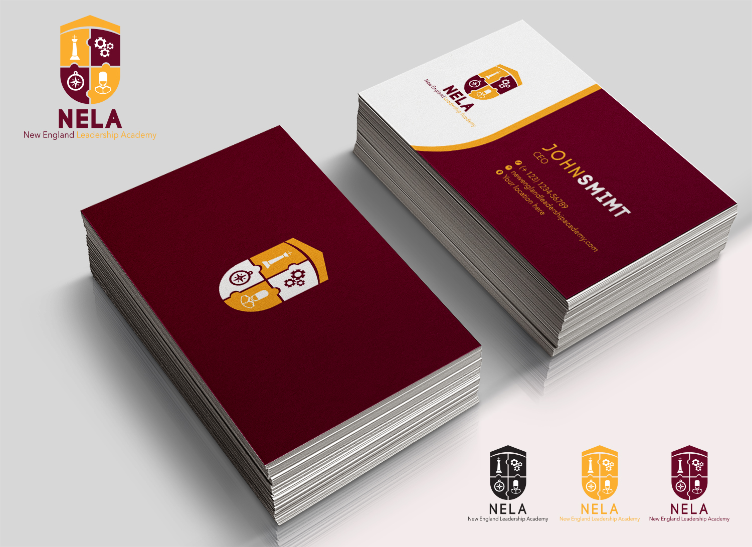 Logo Design by Kimberly López for New England Leadership Academy | Design #19275880