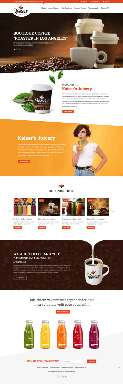 Web Design by pb for Open Source Organic | Design #19220836