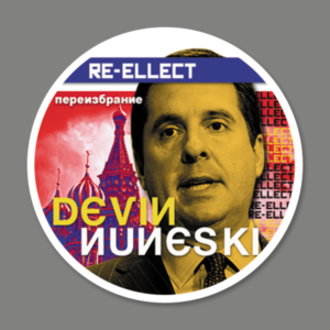 Devin Nunes anti re election sticker  | Poster Design by JTdsign