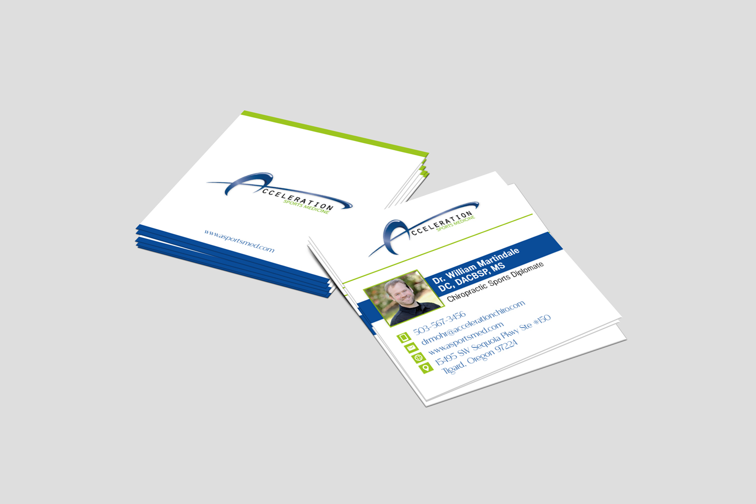 Visitenkarten-Design von Impressive Solutions für Acceleration Sports Medicine  | Design #19273918