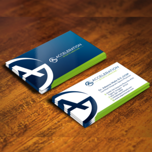 Business Card Design by pulogo for Acceleration Sports Medicine  | Design: #19262029