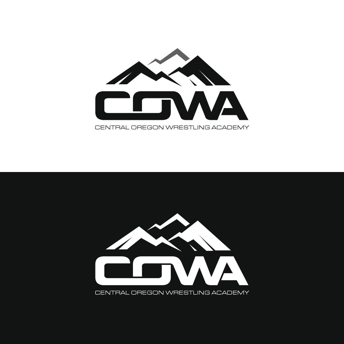 Logo Design by Kreative Fingers for Central Oregon Wrestling Academy | Design: #19346795