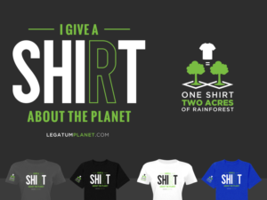 T-shirt design for organization promoting conservation