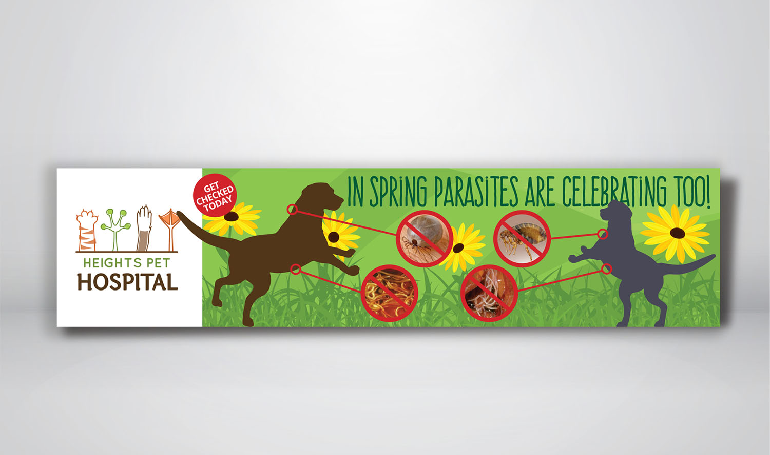 Poster Design by andrew3344 for Heights Pet Hospital | Design #19270599