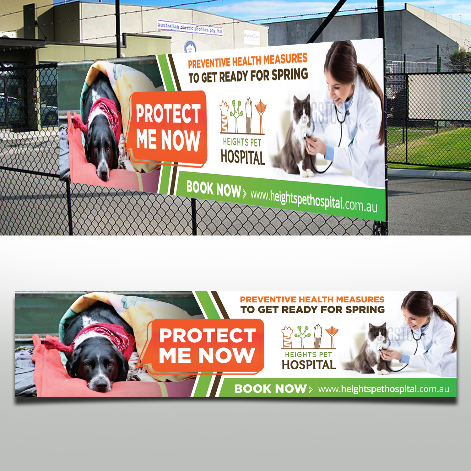 Feminine Personable Veterinary Poster Design For Heights Pet