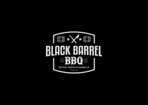 Logo Design by The Marble Peach for Black Barrel Barbecue | Design: #19234888